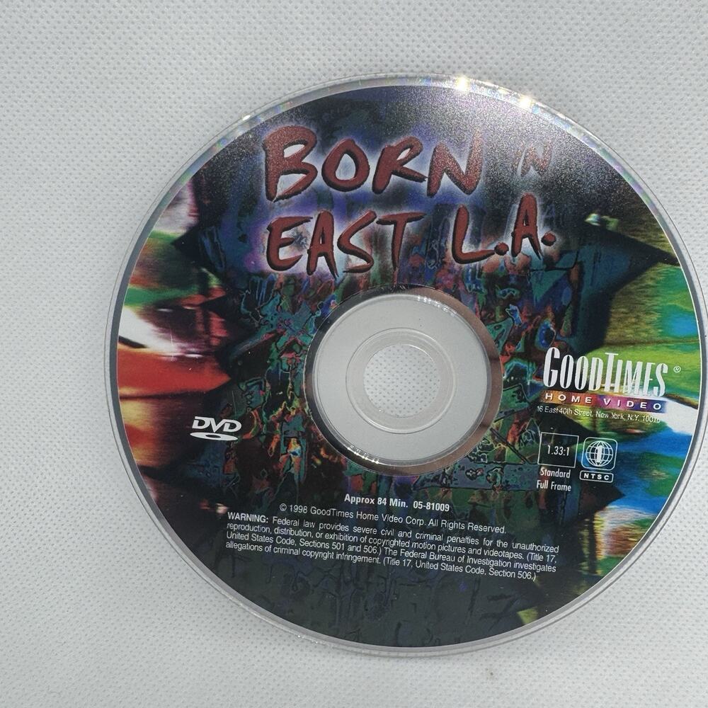 Born in East L.A. DVD Only Loose Disc No Case Cheech Marin 1987